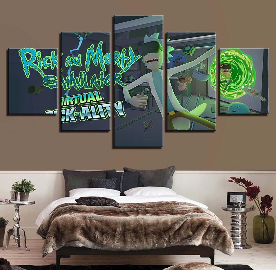 Rick And Morty 33 – Cartoon Canvas Wall Art