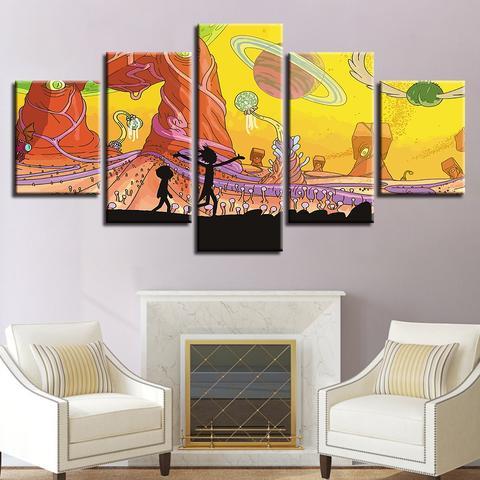 Rick And Morty 7 – Cartoon Canvas Wall Art