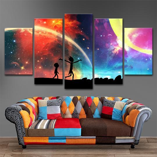 Rick And Morty 99 – Cartoon Canvas Wall Art