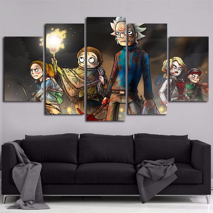 Rick And Morty: After The Boom Boom – Cartoon Canvas Wall Art