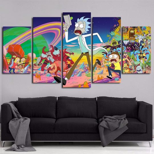 Rick And Morty – Anime Canvas Wall Art