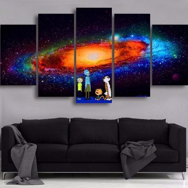 Rick &Amp; Morty Inspired 10 – Cartoon Canvas Wall Art