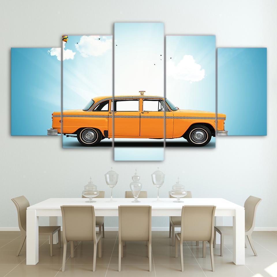 Ride Under Blue Sky Car &Amp; Motor – Automative Canvas Wall Art