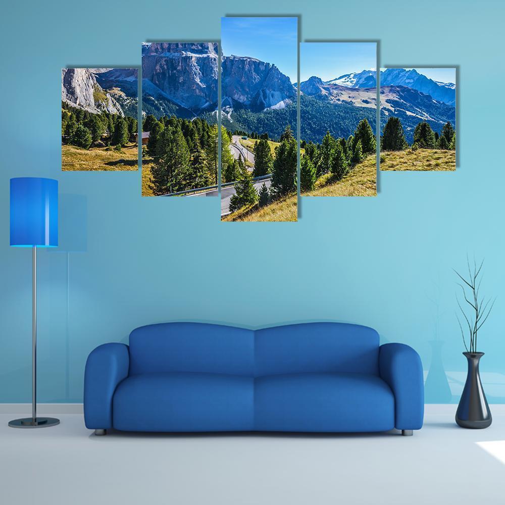 Ridge Of Dolomite Rocks – Nature Canvas Wall Art
