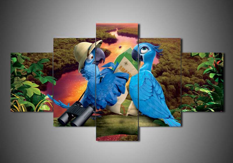 Rio 4 – Cartoon Canvas Wall Art