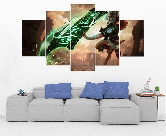 Riven – League Of Legends – Gaming Canvas Wall Art