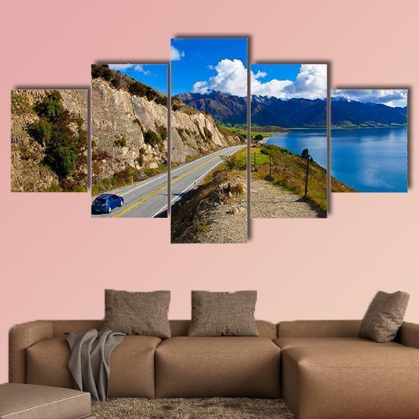 Road Trip In New Zealand – Nature Canvas Wall Art
