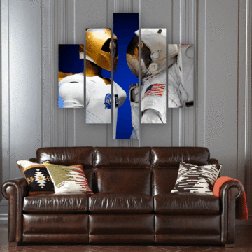 Robotic Astronaut – Universe Space Canvas Wall Art
