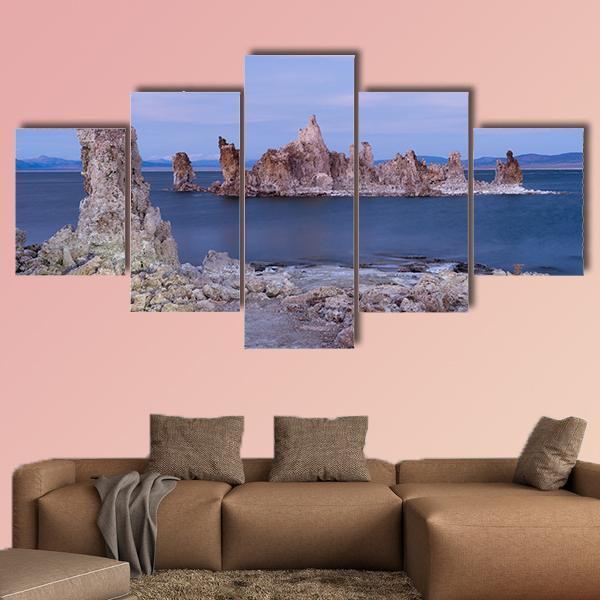 Rock Salt Tufa Formations In Mono Lake California – Nature Canvas Wall Art