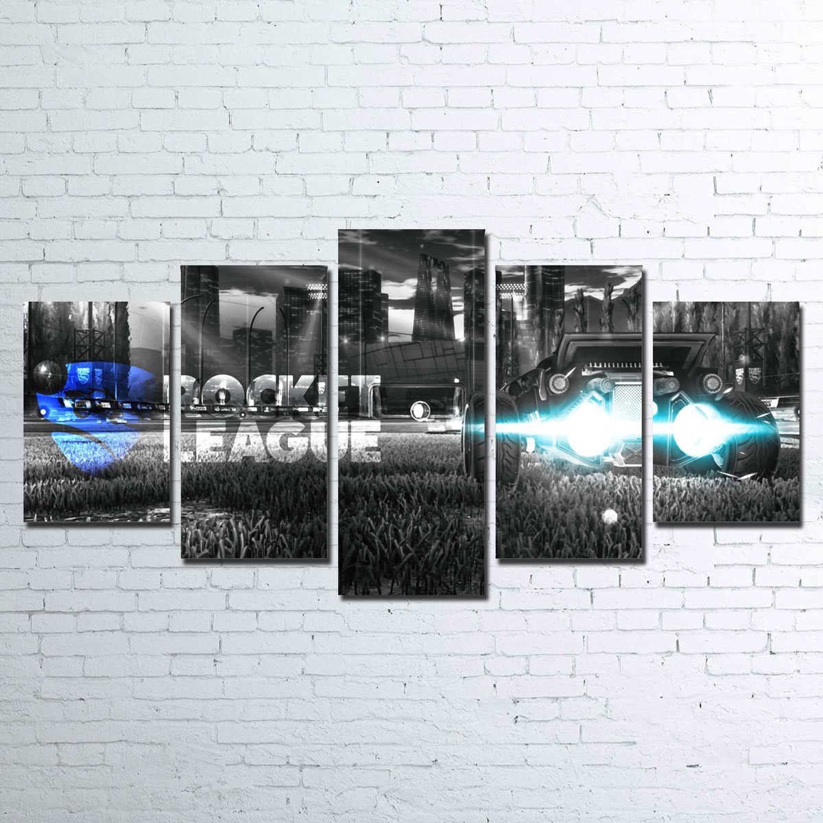 Rocket League Abstract Canvas Wall Art