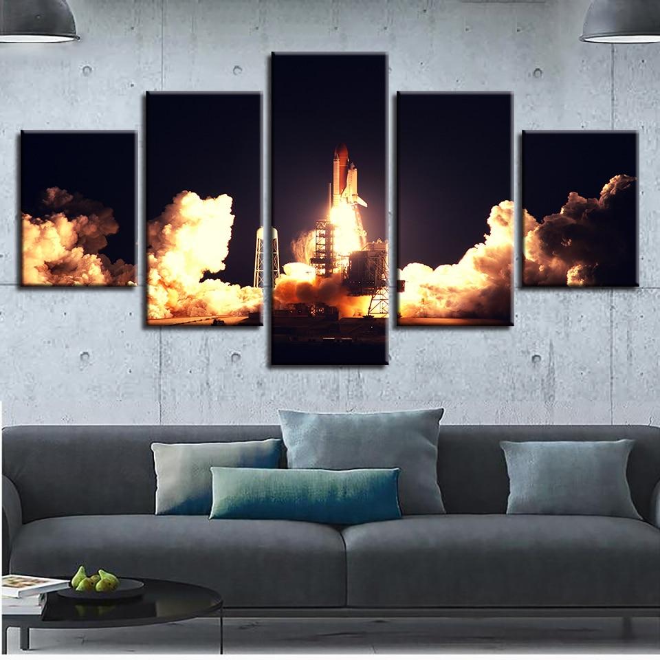 Rockets 2 – Space Canvas Wall Art