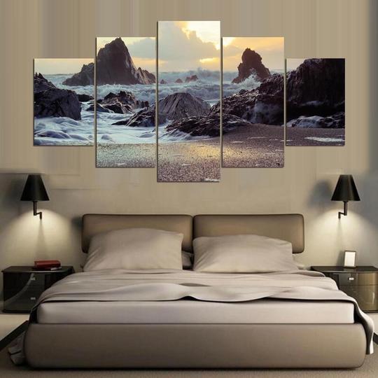 Rocky Beach – Ocean Canvas Wall Art
