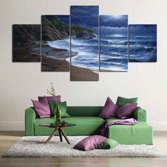 Rocky Shore 02 – Nature Canvas Wall Art