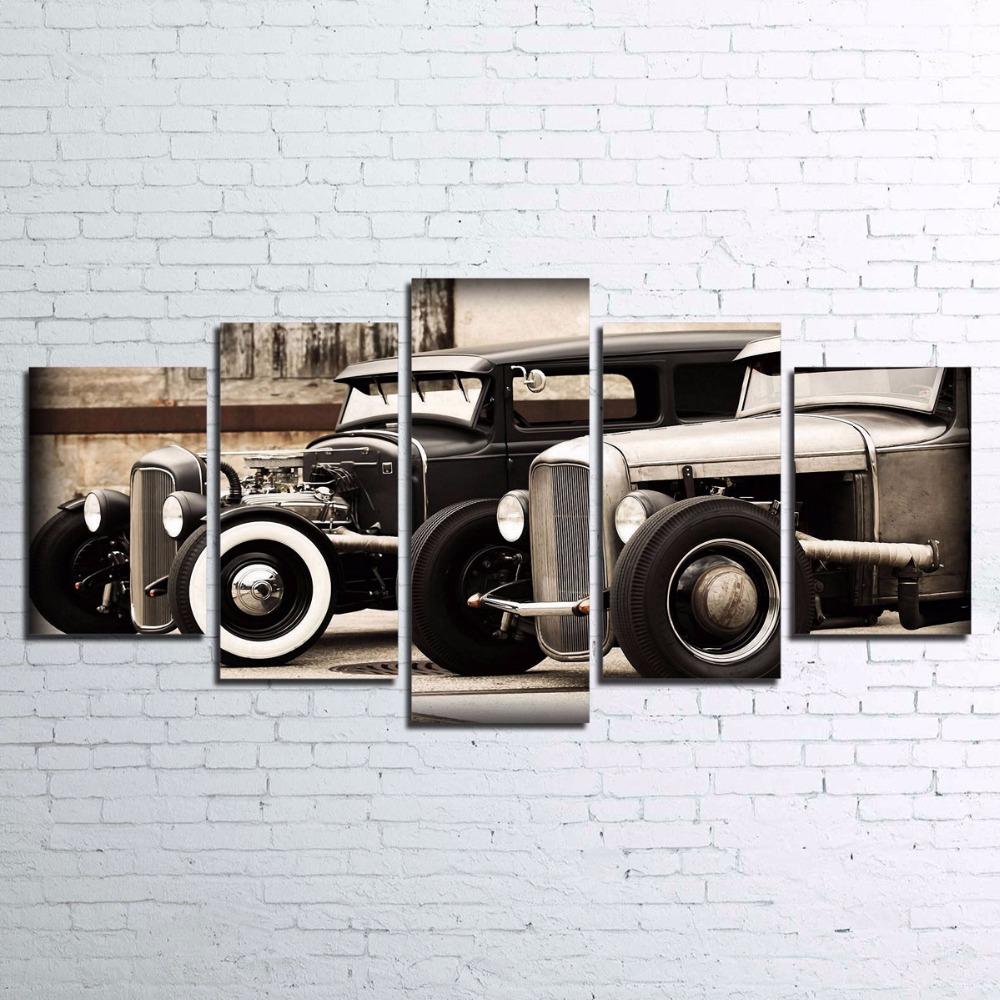 Rod Vintage Car – Automative Canvas Wall Art