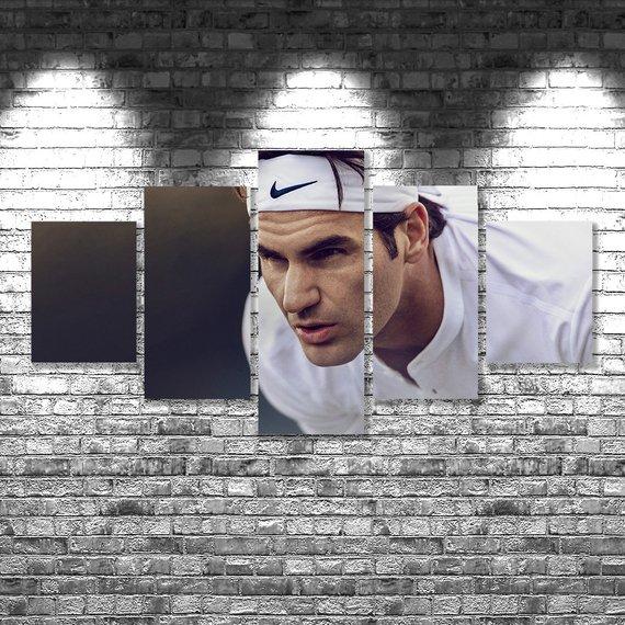 Roger Federer 09 – Famous Person Canvas Wall Art