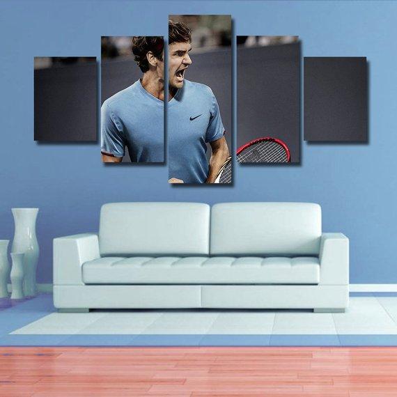 Roger Federer 1 – Famous Person Canvas Wall Art