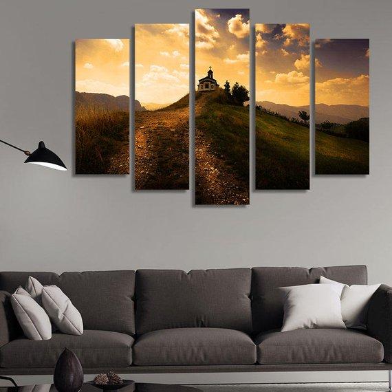 Romantic Dusk Bulgaria – Nature Canvas Wall Art