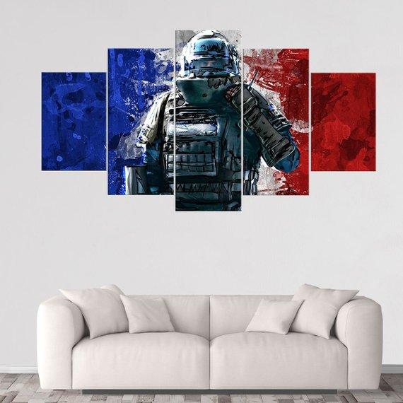 Rook Rainbow Six Siege – Gaming Canvas Wall Art