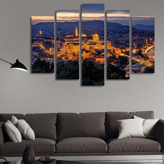 Royal Palace In Budapest – Nature Canvas Wall Art