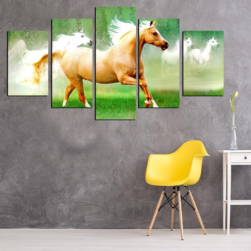 Running Horse 03 – Animal Canvas Wall Art