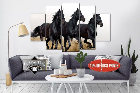 Running Horse Wild – Animal Canvas Wall Art