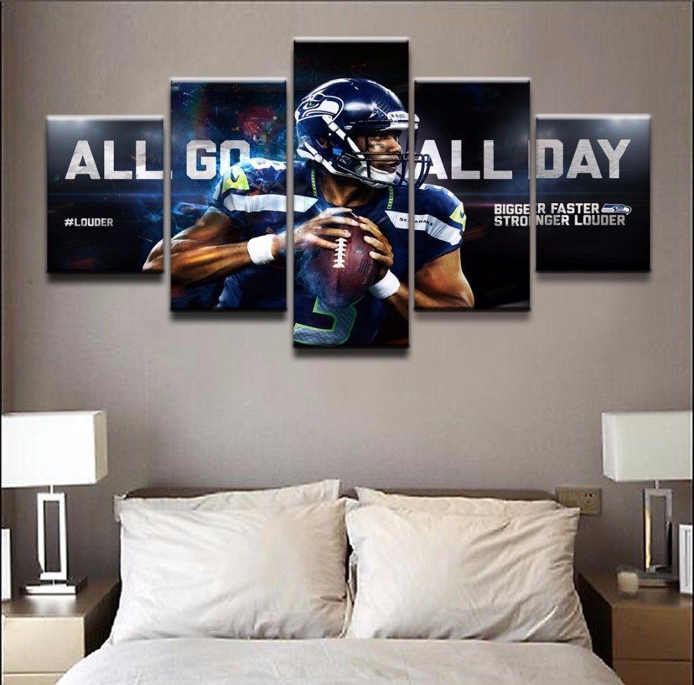 Russell Wilson Seattle Seahawks – Sport Canvas Wall Art