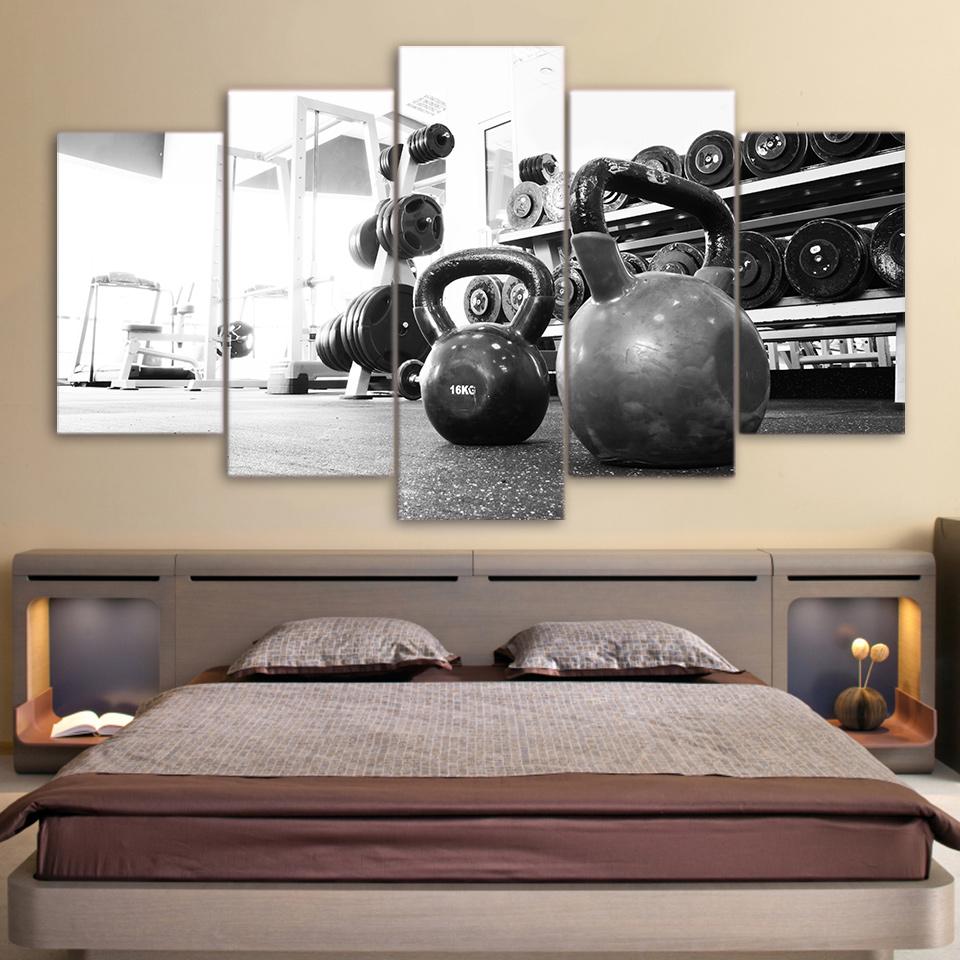Russian Dumbbell – Sport Canvas Wall Art