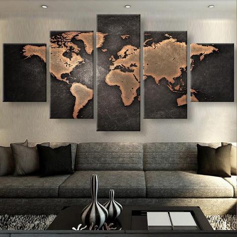 Rustic World – Abstract Canvas Wall Art