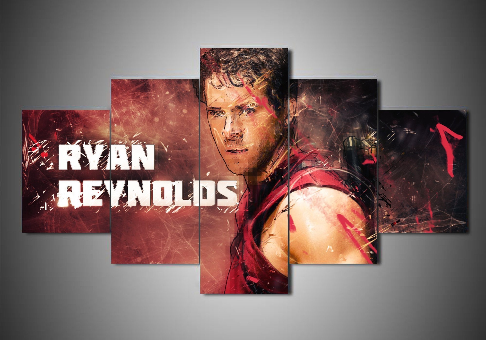 Ryan Reynolds 1 – Famous Person Canvas Wall Art