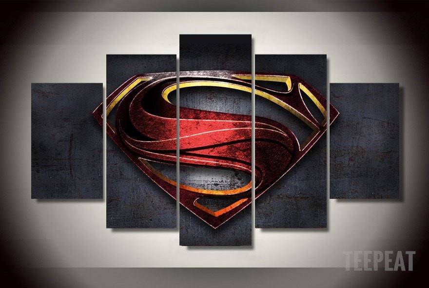 S-Man – Symbol – Movie Canvas Wall Art