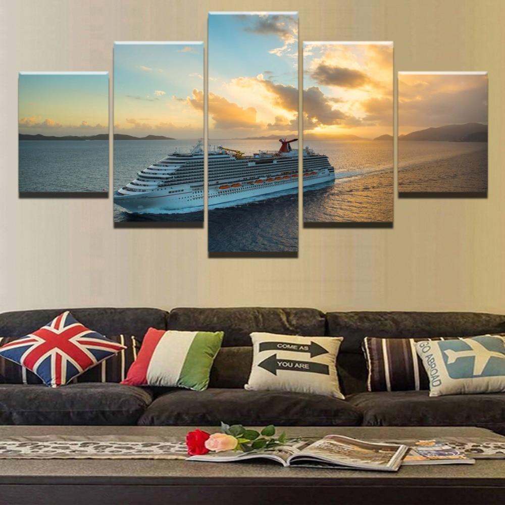 Sail Ship 10 – Space Canvas Wall Art