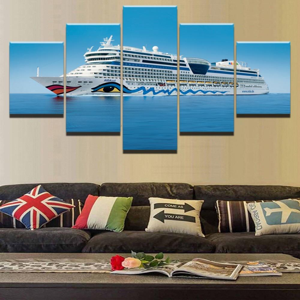Sail Ship 12 – Space Canvas Wall Art