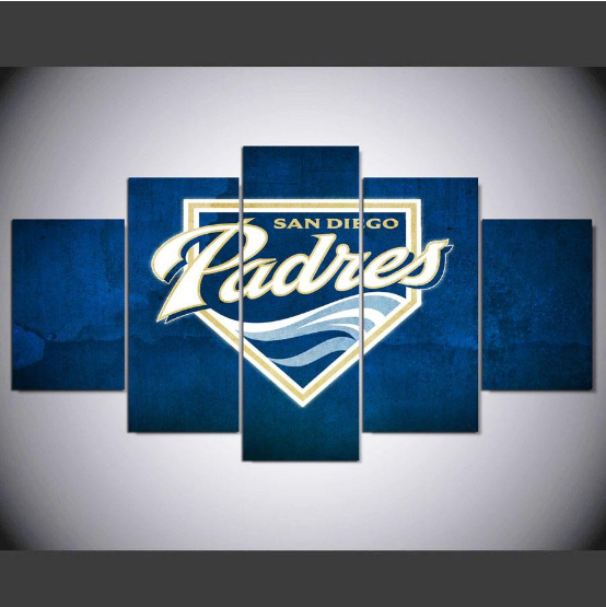 San Diego Padres Logo Baseball – Sport Canvas Wall Art