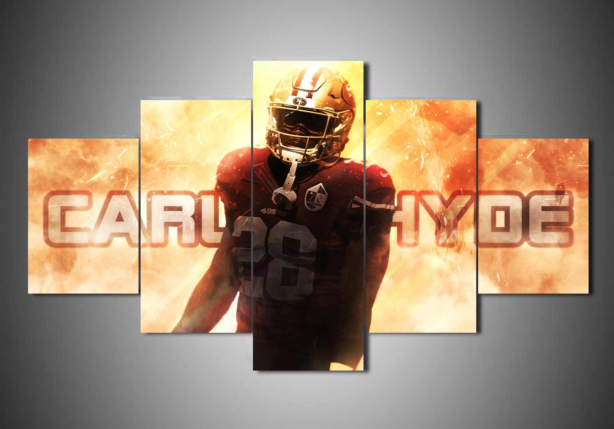 San Francisco 49Ers – Carlos Hyde – Sport Canvas Wall Art