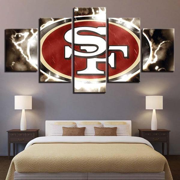 San Francisco 49Ers Football Canvas Wall Art