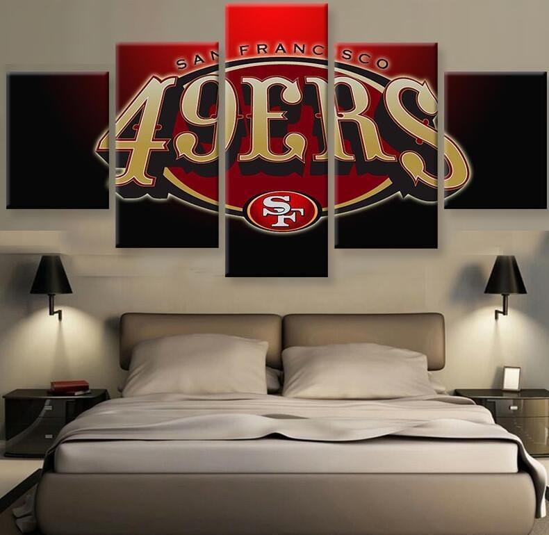 San Francisco 49Ers Football Team Football – Canvas Wall Art