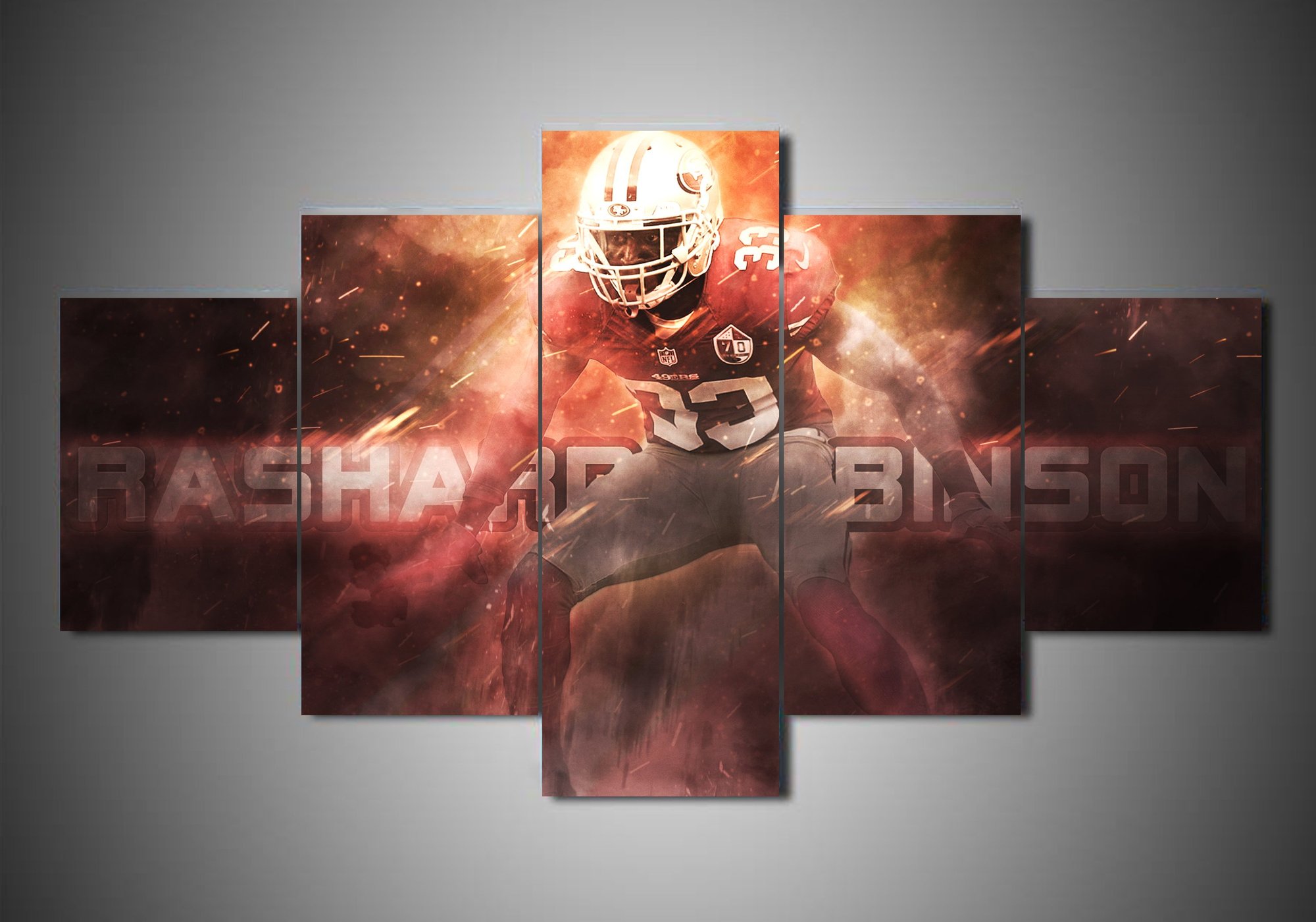 San Francisco 49Ers – Rashard Robinson – Sport Canvas Wall Art