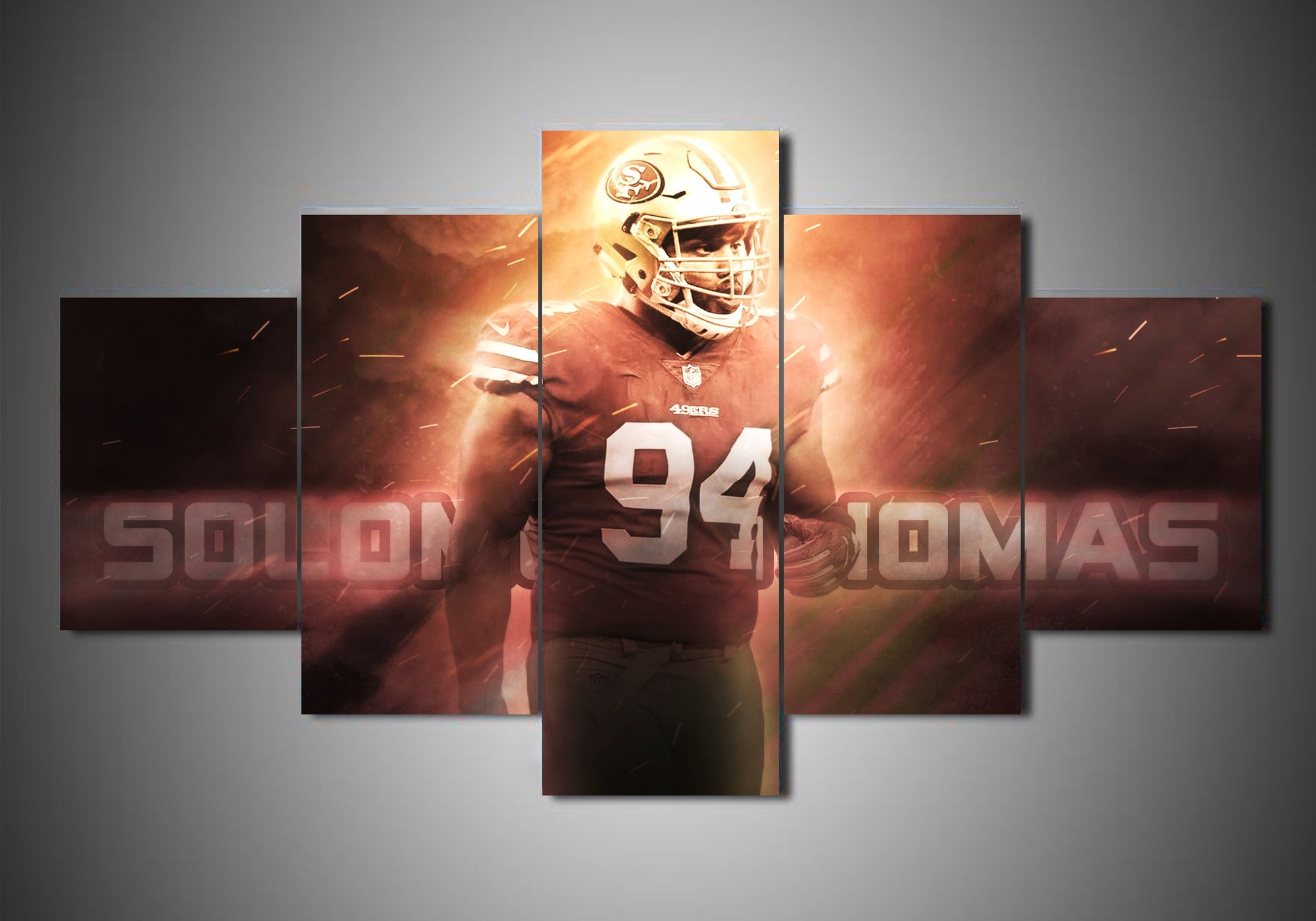 San Francisco 49Ers – Solomon Thomas – Sport Canvas Wall Art