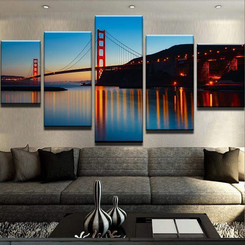 San Francisco Golden Gates Bridge 1 – Nature Canvas Wall Art