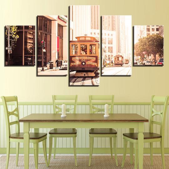 San Francisco Street Car – Automative Canvas Wall Art
