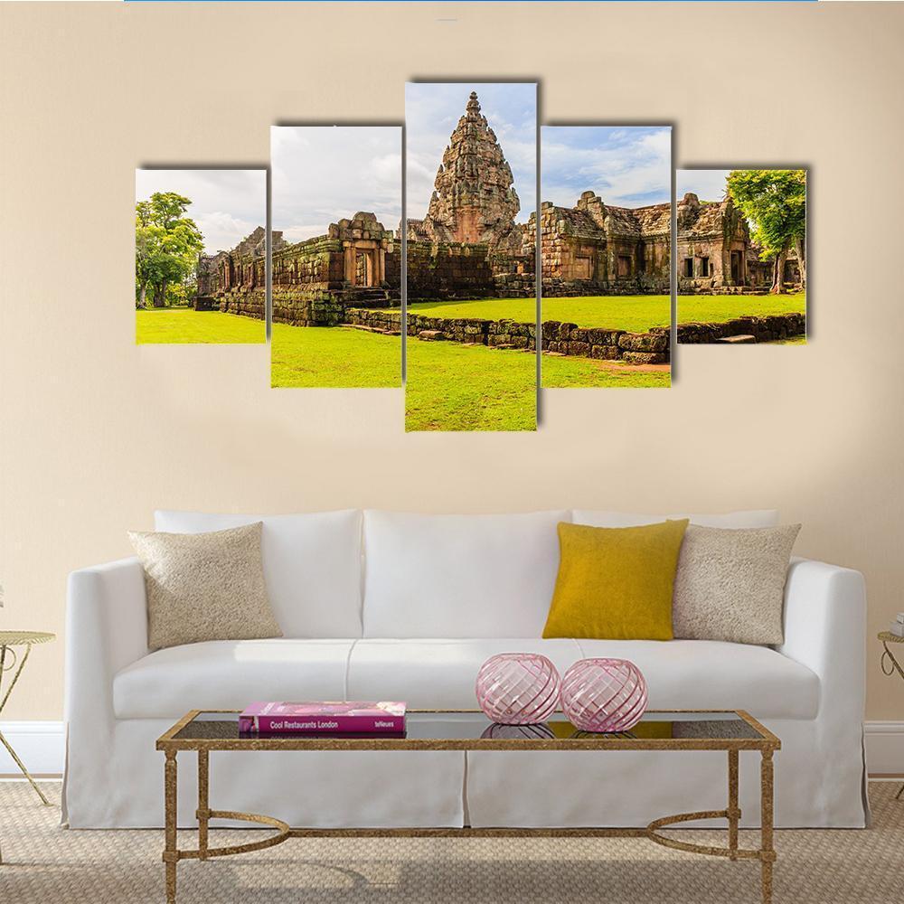 Sand Stone Castle In Thailand – Nature Canvas Wall Art