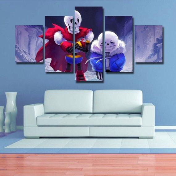 Sans Papyrus – Gaming Canvas Wall Art