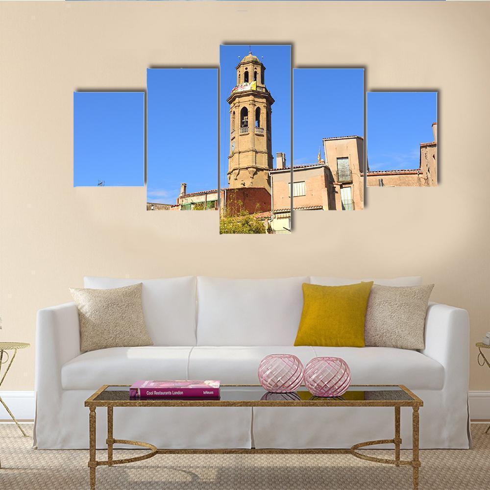 Sant Pere Church Of Calaf – Religion Canvas Wall Art