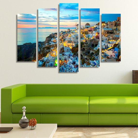 Santorini – Nature Canvas Wall Art