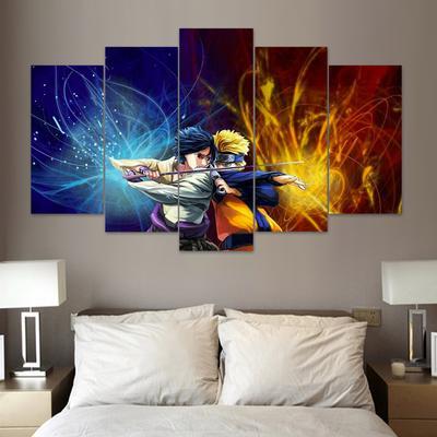 Sasuke &Amp; Naruto – Movie Canvas Wall Art