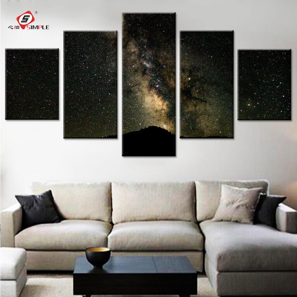 Scenery: Sky At Night – Nature Canvas Wall Art