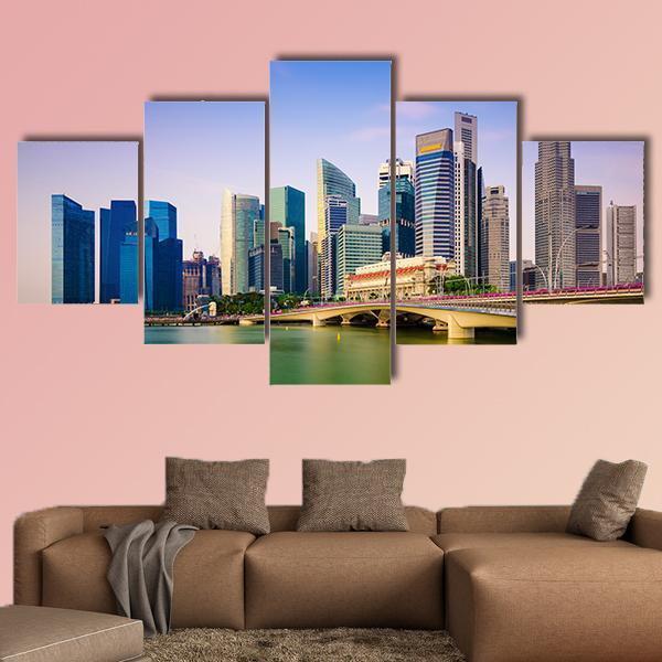 Scenic Singapore Skyline – Nature Canvas Wall Art