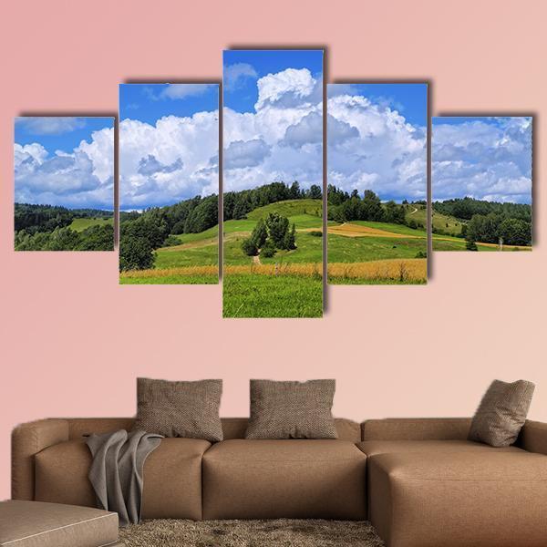 Scenic View Of Suwalszczyzna In Poland – Nature Canvas Wall Art