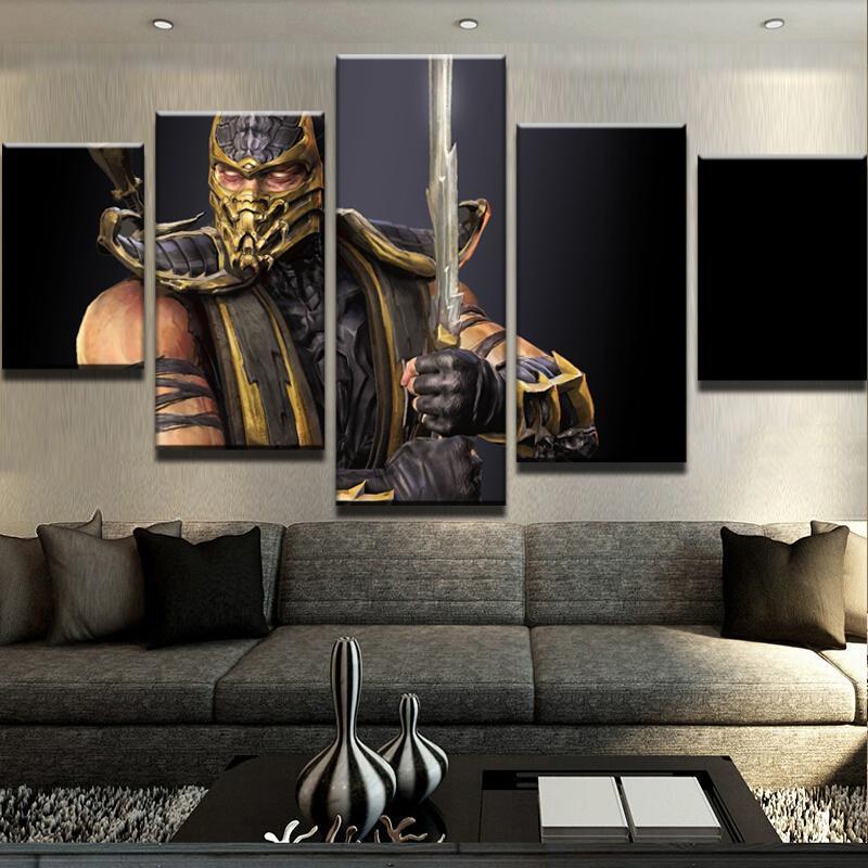 Scorpion Gaming Canvas Wall Art