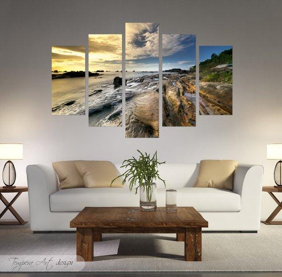 Sea Beach Sunsets – Nature Canvas Wall Art